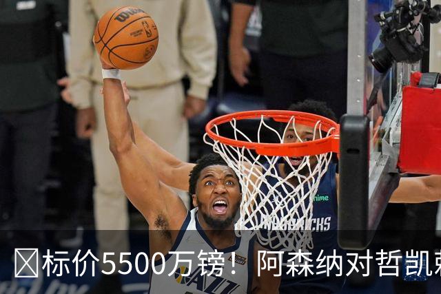 ​标价5500万镑！阿森纳对哲凯赖什敞开出售大门