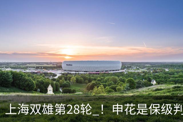 上海双雄第28轮 ！申花是保级判官 海港是夺冠的判官